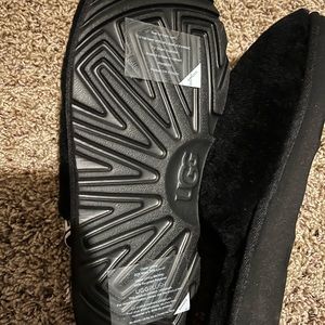 black ugg house shoes, new, never worn,